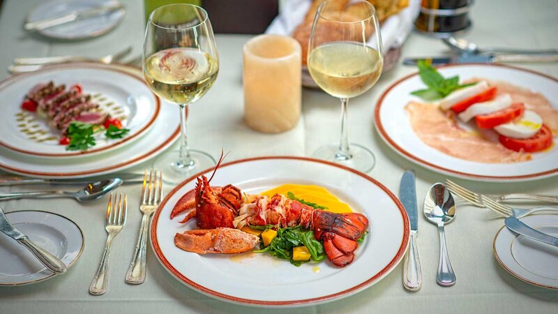 Three plated entrees focused on lobster.